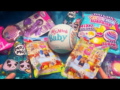 ASMR Unusual Surprise Toys Opening (Whispered)