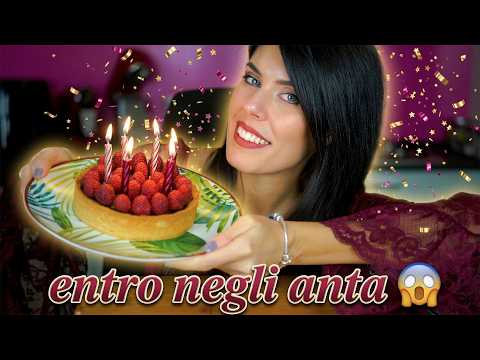 ASMR 🎂 IL MIO 40° COMPLEANNO + Mini Ricetta Crostata Antica di Knam (Whispering e Eating)