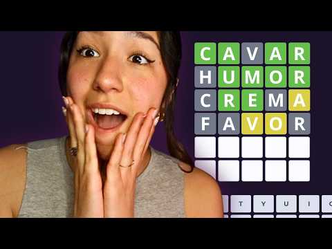 ¿QUÉ PALABRA ES ESTA? ASMR JUGANDO WORDLE ✏️