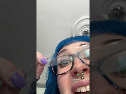 ASMR silent brow appointment 🥸 #shorts #asmr