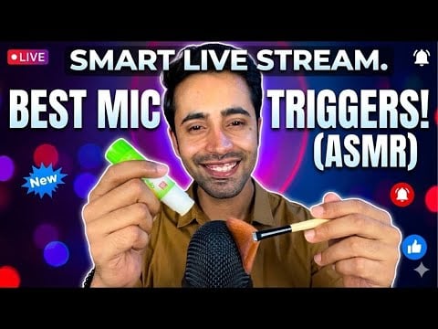 🔴 Versatile ASMR is Live to give you tingles relaxation and deep sleep