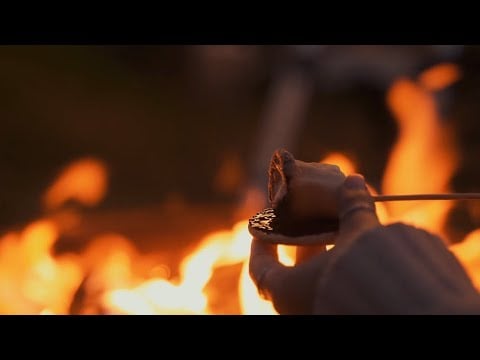 Autumn Bonfire Crackling 🔥🎃 | 10 Hours of Cozy Night Sounds✨