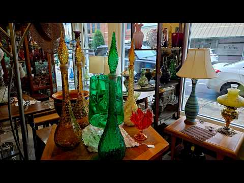 ASMR | HUGE Antique Mall Walk-Through (Soft Spoken Voiceover)
