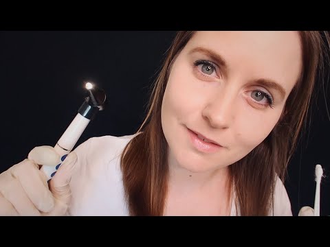 ASMR Doctor Checkup | ENT Medical Exam | Soft Spoken | Gloves and Light Triggers