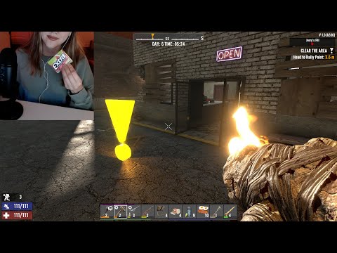 ASMR ~7 Days to Die Gameplay 02~ Gum Chewing, Whispering, Soft Spoken