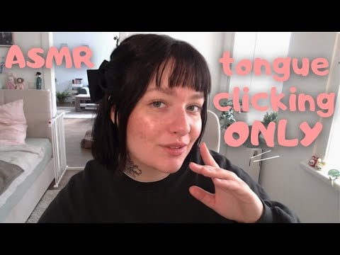 ASMR 1 HOUR Tongue Clicking ONLY | No Talking | For Sleep, Study, Work