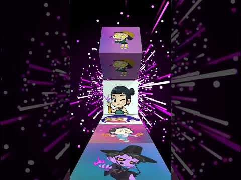 K-pop Demon Hunters Cubes Fall in Perfect Harmony — Hypnotic Loop 😳💫