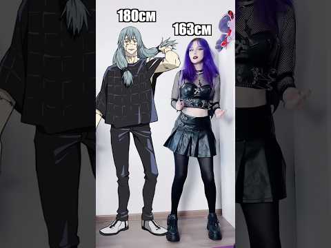 Jujutsu Kaisen heights! #jujutsukaisen #jjk #mahito #gojosatoru #nobara #anime #height