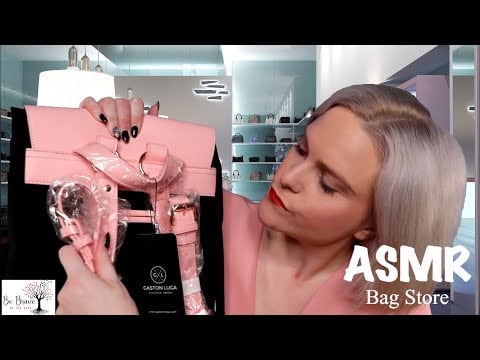 A Relaxing Bag Store ASMR Roleplay: Tapping & Scratching