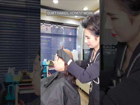 A Calm and Relaxing Hair Salon ASMR
