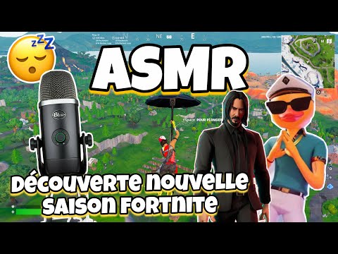 ASMR Français • JE DÉCOUVRE LA NOUVELLE SAISON SUR FORTNITE ! 😴💤 (chuchotement relaxant)