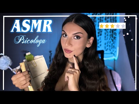 Roleplay PSICÓLOGA DESAGRADABLE pero RELAJANTE | asmr español