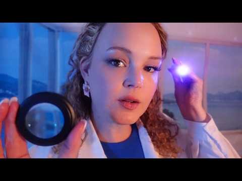 ASMR Eye Exam with Light Triggers & Soft Spoken Personal Attention | Sleep & Relaxation