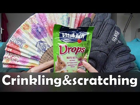 #132 ASMR crinkling, scratching, tapping & soft speaking