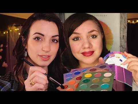 ASMR | Personal Color Analysis Makeover | ft. ASMR Jonie