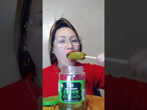EATING BIG SOUR PICKLE#viral #mukbang #shortsfeed #food #everyone #foodie #asmr
