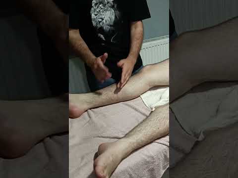 INCREDIBLE RELAXATION MASSAGE FOR QUADRICEPS AFTER EXERCISE #satisfying #relaxing #asmr #shorts