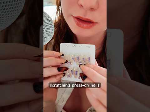 ASMR Long Press-On Nails Tapping & Scratching for Sleep 💅 #asmr
