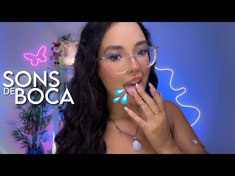 ASMR - MOUTH SOUNDS lNTENS0S 🫦 sons de boca + chuva 🌧️ 