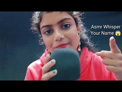 ASMR Whisper Your Name 😱