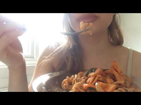 MUKBANG/ASMR! Vegan Pasta w/ Pickles!!! - Soft-Spoken/Normal Voice Ramble