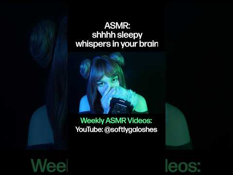 shhhh... it's sleepy time 😴 #asmr #whispering