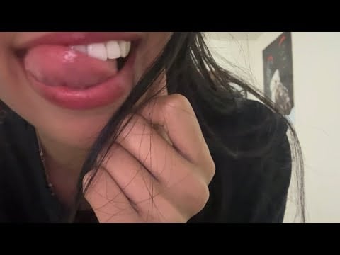 Inaudible whisper || mouth sounds asmr  