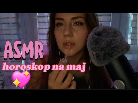 [ASMR PL] HOROSKOP NA MAJ 2024 💖🥳💫 (szept, lipgloss sounds)