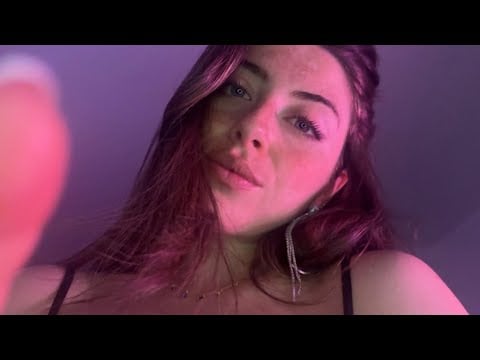 ASMR: Making you feel good on my lap 🤍 (face brushing & meditation music)