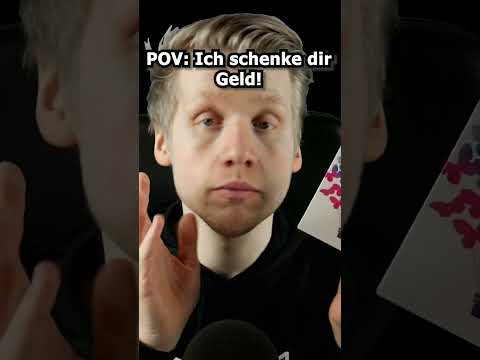 ASMR - POV: Ich schenke dir Geld!! #shorts #asmr #roleplay #deutscheasmr