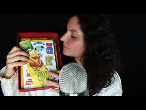 ASMR Recebidos SEXTANTE + Chuva, Sussurros, Tapping, Som de Papel e Leitura Relaxante 💤