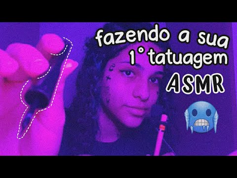 asmr roleplay | fazendo a sua primeira tatuagem ⚒