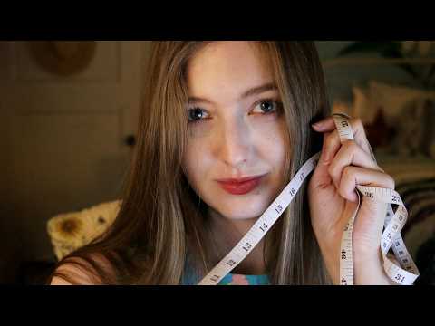 ASMR Tailor Measures You for Alterations 🧵  Fabric Sounds & Personal Attention