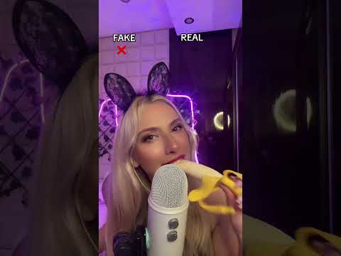 ASMR Fake or Real ✅#asmr #asmrsounds #asmrvideo #asmrtiktoks #mukbang #fake #or #realestate