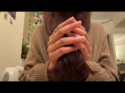 asmr tingly hair play 👩‍🦰🪮🎙️