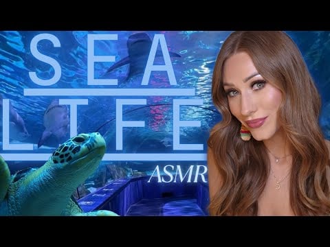 ASMR | Walk Through Sea Life With Me! 🪼🐠 *Whispered Voiceover & Gum Chewing*