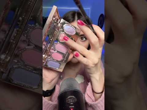 ASMR doing your makeup with 5 random products 🤩  #asmr #shorts #shortsasmr