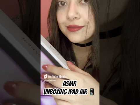 ASMR ABRIENDO IPAD ⭐️🖤             #asmr #asmrsounds #apple #ipadair #asmrvideo #asmrcommunity