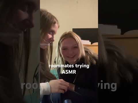 roommates trying ASMR #randomtriggers #asmrtriggers #satisfying #tinglysounds #asmr