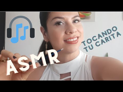 ASMR en Español | Tocando tu carita | ASMR relajante