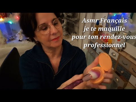 #Asmr Français #je te maquille pour ton rendez-vous professionnel