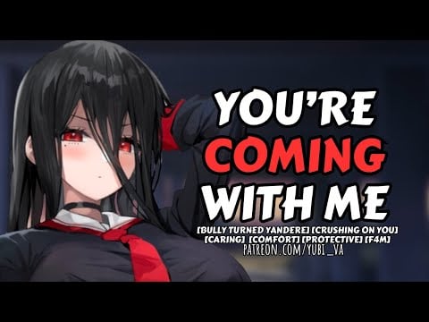 Bully Turns Yandere and Handcuffs You to Herself ♡ bully x willing listener ♡F4M ASMR Roleplay