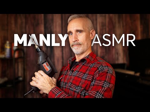 Manly ASMR with Tools to Help You Sleep 🛠️ Relaxing Whisper Voice