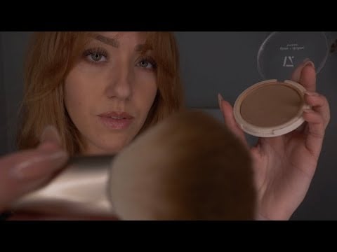 ASMR Inaudible Makeover - Doing Your Skincare & Makeup (rummaging, camera touching, natural sounds)