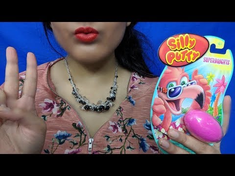 Asmr silly putty - Sticky Sounds / tingles sounds