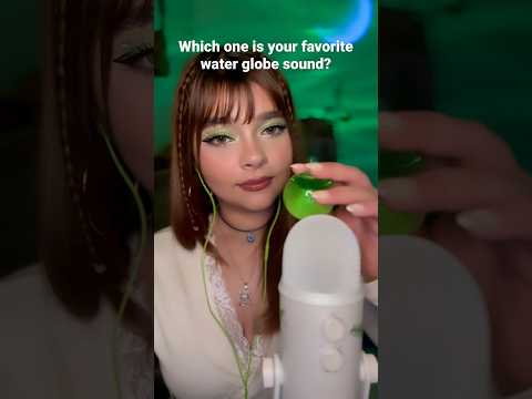 #asmr which water globe sound is your favorite? 🤔