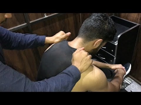 Intense ASMR Back Massage & Deep Face,Head and Neck Massage for Stress Relief 💈🤩