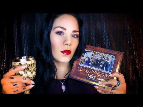 ASMR Unboxing Game of Thrones Tarot Cards 🔮 | Chatty Soft Spoken ASMR For Sleep