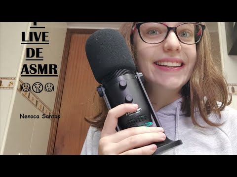 A 1ª Live de ASMR 😱🤫