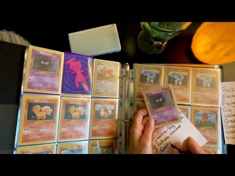 Trying to Understand Pokémon Types So I Might Win the Gym Battles (ASMR Soft Spoken, Card Pulls)